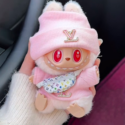 Little Monsters: Blush Luxe Set (Top, Hat & Bag)