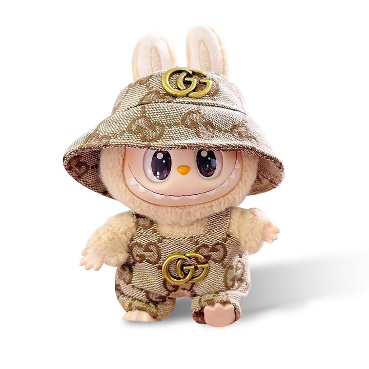 Little Monsters: Luxe in Overalls & Hat